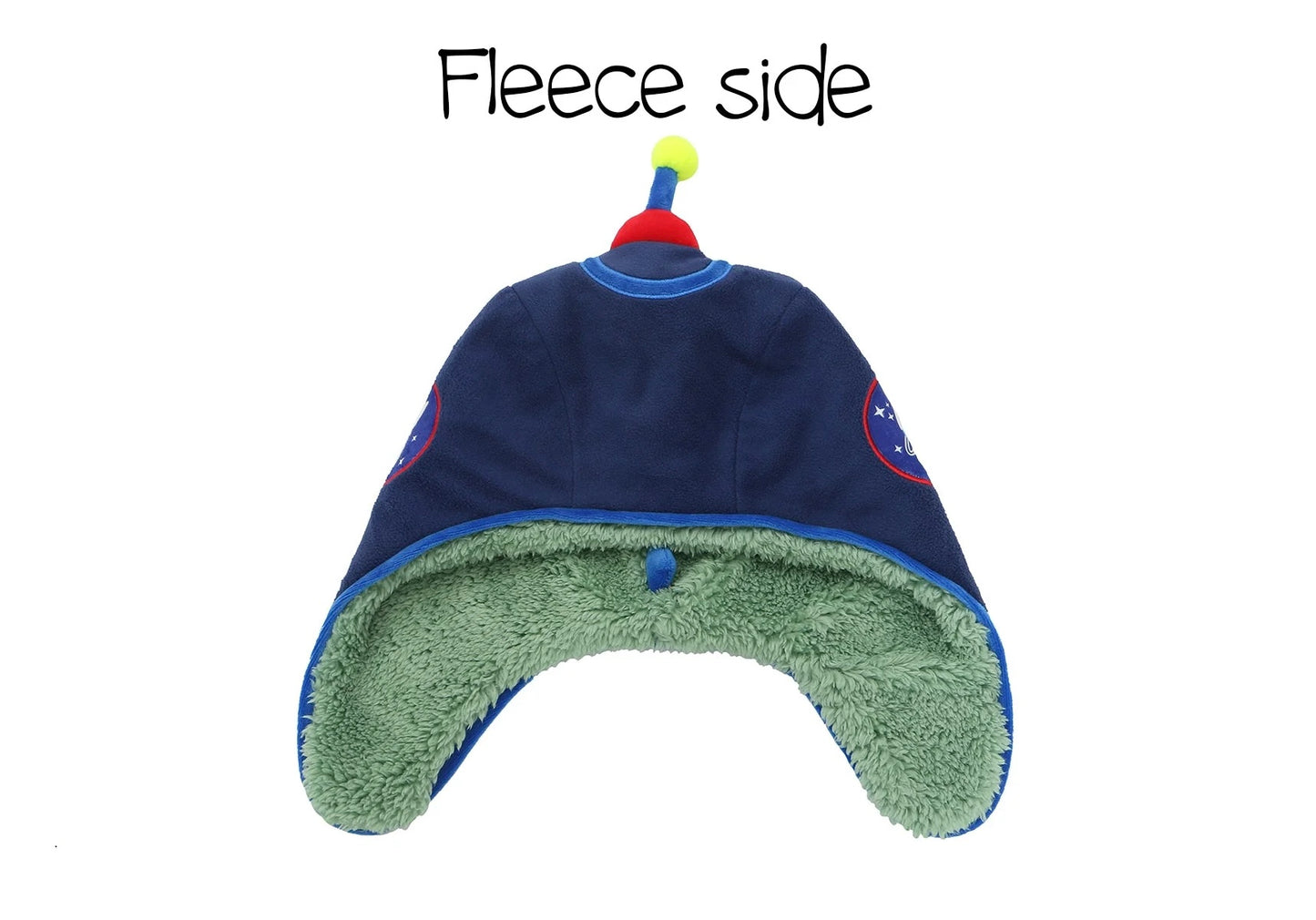 Kids & Baby Reversible Sherpa Hat - Dinosaur & Astronaut (6m-2y)
