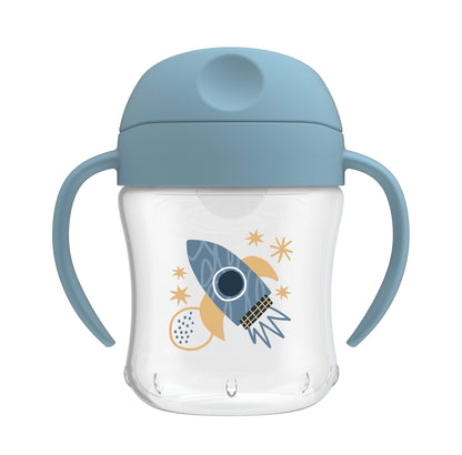 Soft-Spout Transition Cup with Handles - Rocket Ship  6m+ (180ml)