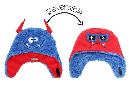 Kids & Baby Reversible Sherpa Hat - Monsters (2-4y)