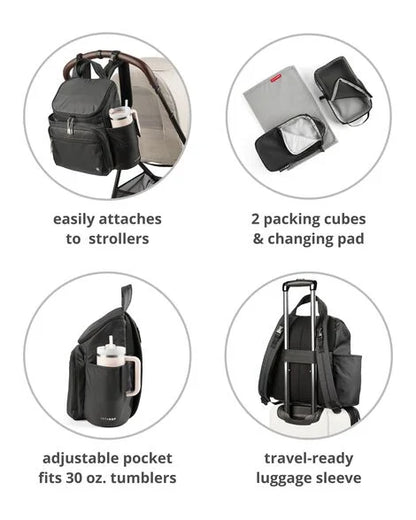 Forma Next Backpack Diaper Bag - Grey