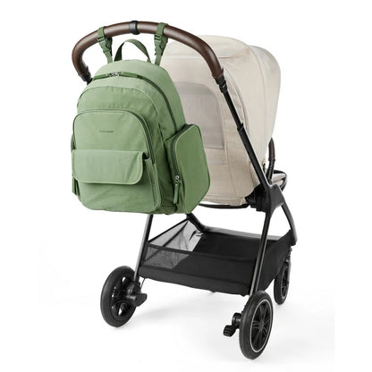 Luna Backpack Diaper Bag - Sage