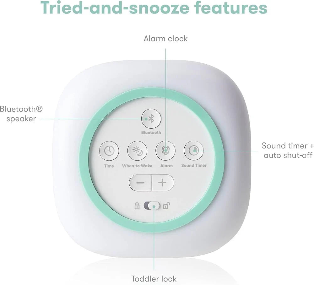 3-in-1 Sound Machine + When-To-Wake™ Clock + Nightlight