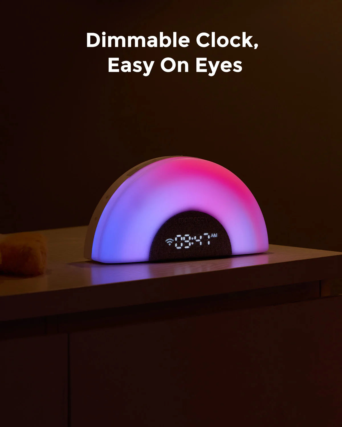 DreamSync Tech™ Smart Baby Sound Machine - Rainbow Light & App Control