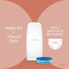 Nappy Disposal System With Round Refill