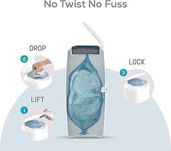 Nappy Disposal System With Round Refill