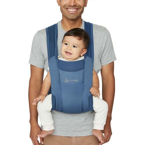 Embrace Newborn Carrier - Soft Air Mesh - Blue