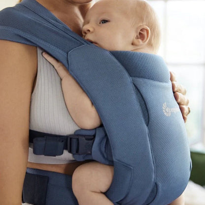 Embrace Newborn Carrier - Soft Air Mesh - Blue