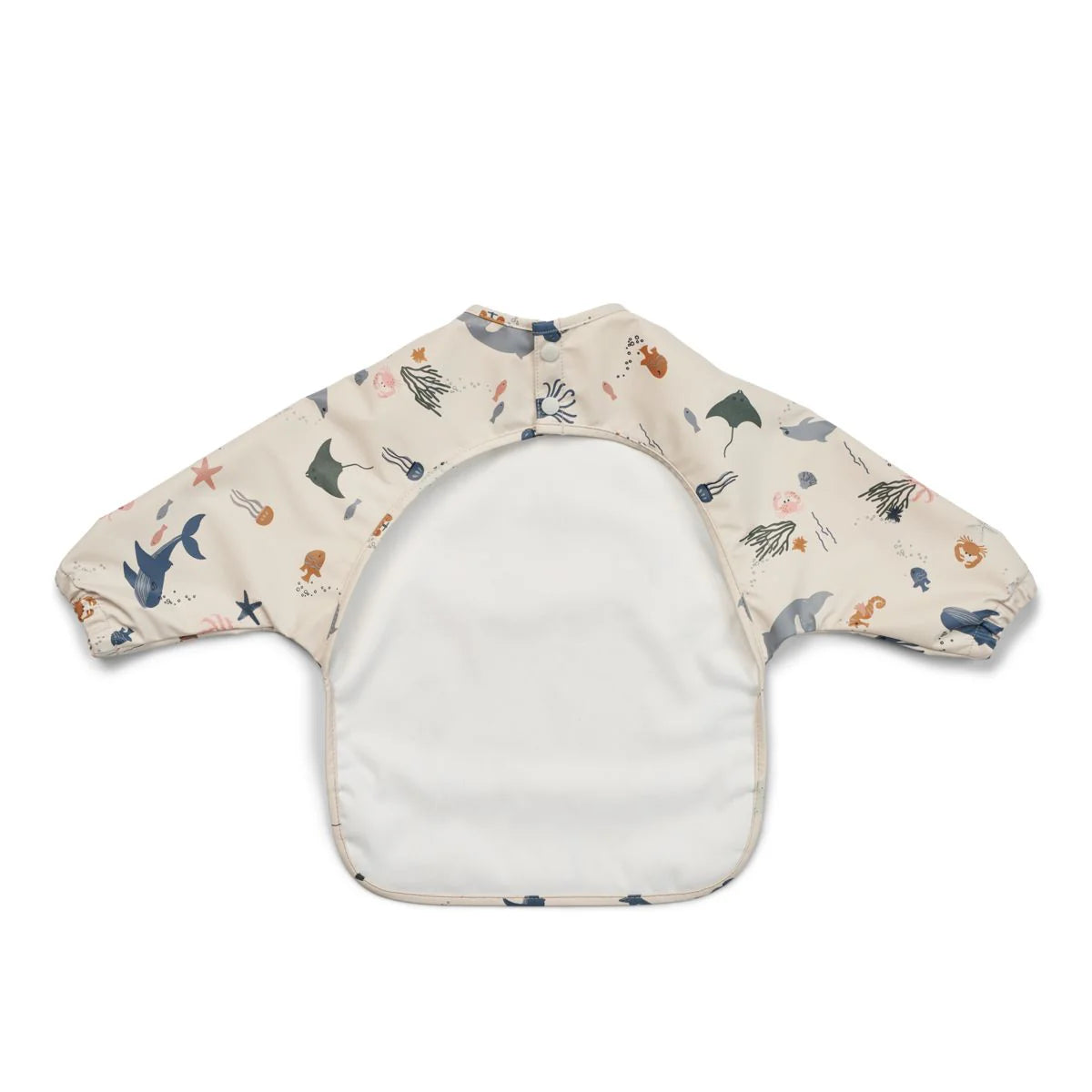 Merle Ruffle Cape Bib -  Sea creature / Sandy