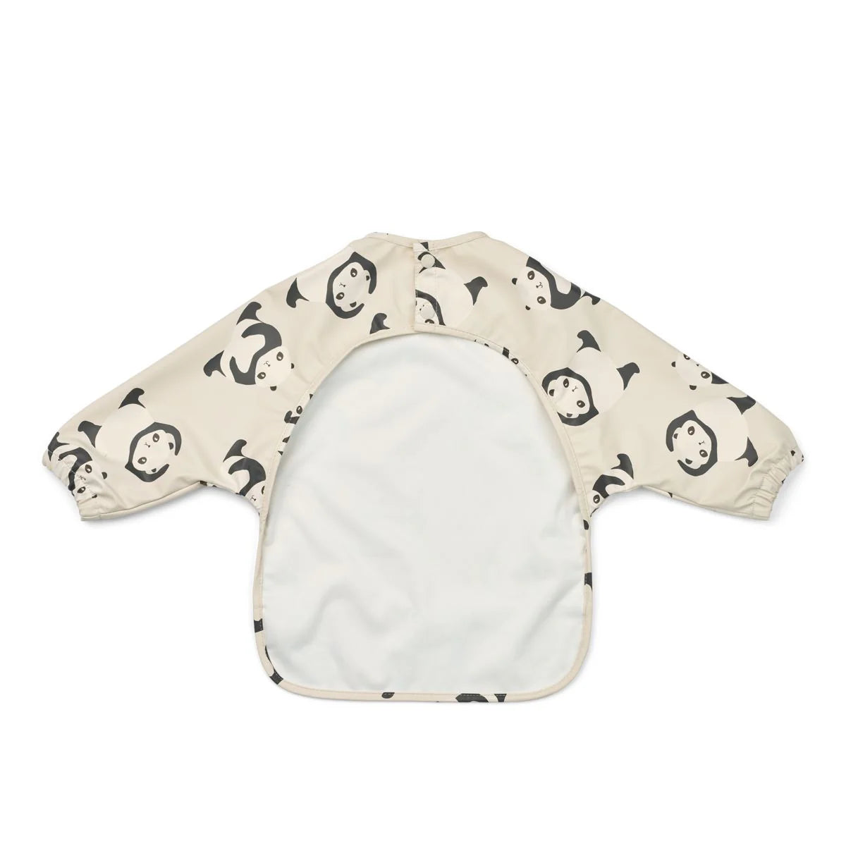 Merle Ruffle Cape Bib - Panda / Sandy