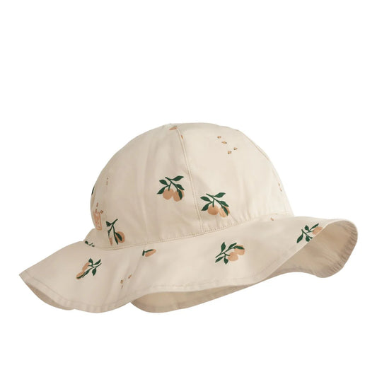 Amelia Reversible Sun Hat - Peach / Sandy