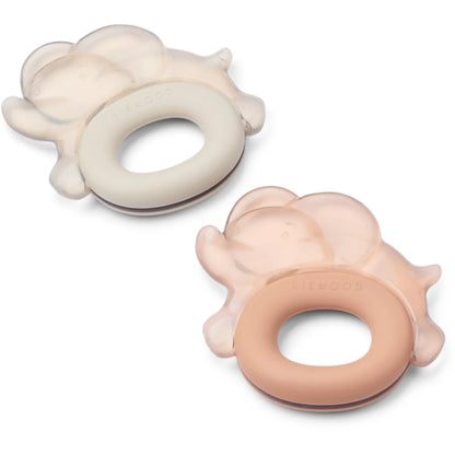 Rita Elephant Cooling Teether 2-Pack Pale tuscany / Sandy