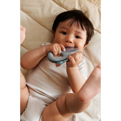 Rita Elephant Cooling Teether 2-Pack Sandy / Dove blue