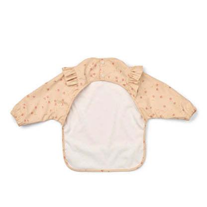 Merle Ruffle Cape Bib Mini Butterfly / Apple blossom