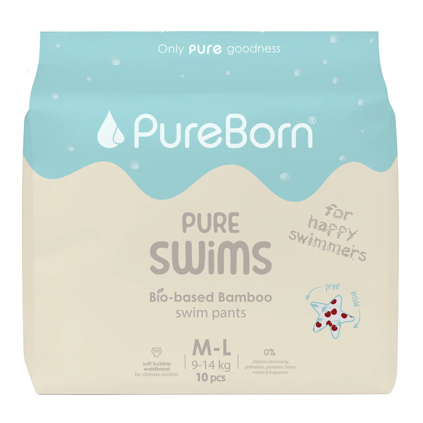 Organic Swim Pants - Size M-L - 9-14KG