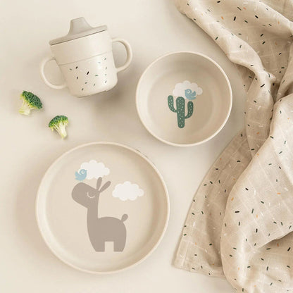 Foodie 3pc dinner set - Lalee - Sand
