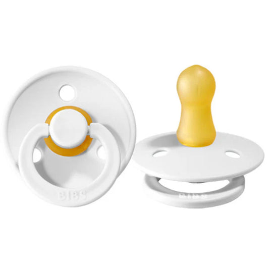 BIBS Colour Pacifier - Size 1 - White
