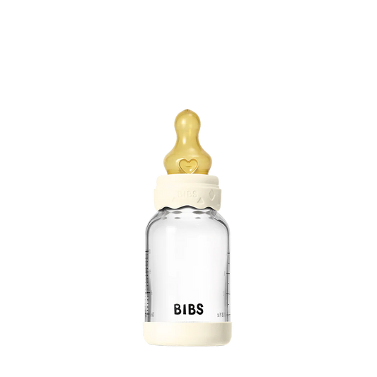 Baby Glass Bottle Boheme Set 120ml Latex - Ivory