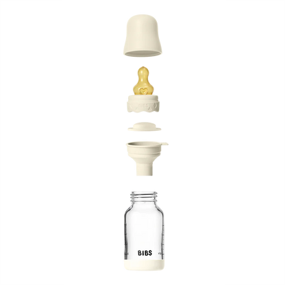 Baby Glass Bottle Boheme Set 120ml Latex - Ivory