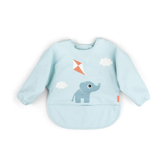 Sleeved Pocket Bib Playground - Blue