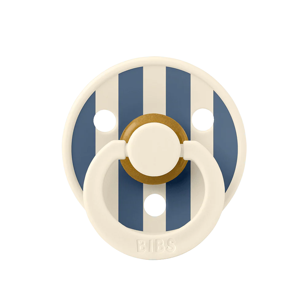 BIBS - Studio - Size 2 - Ivory Steel / Blue Mix