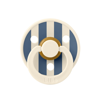 BIBS - Studio - Size 2 - Ivory Steel / Blue Mix