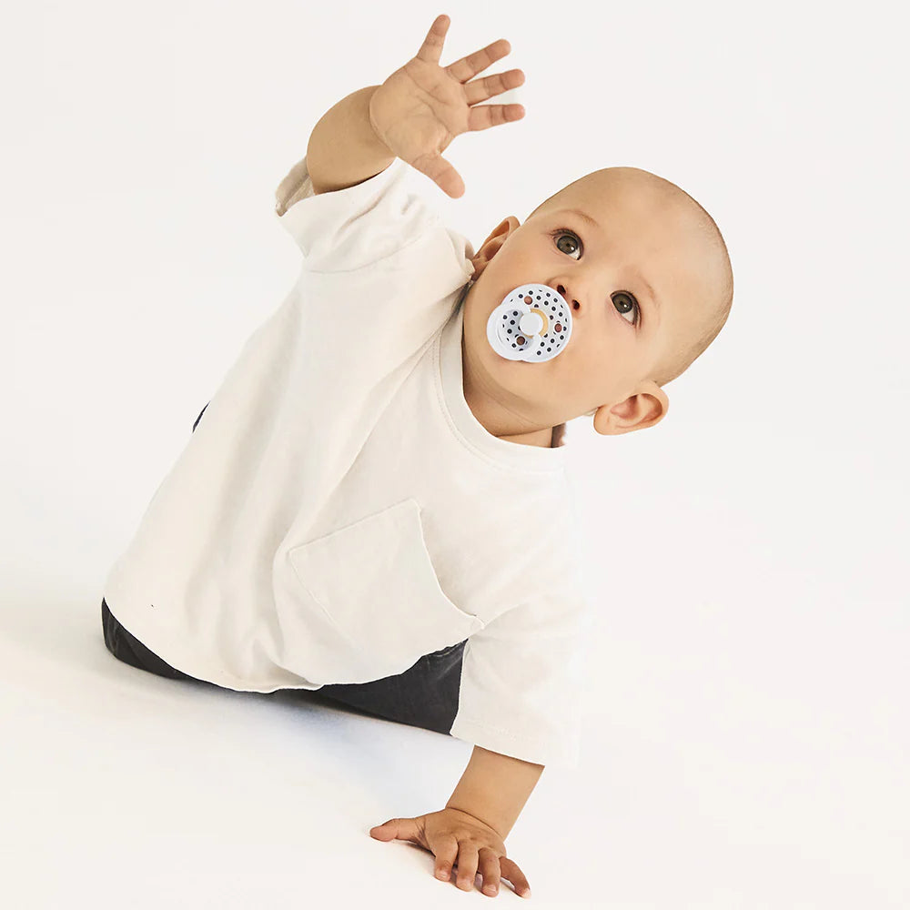 BIBS - Studio - Polka - Size 2 - Blue Mix