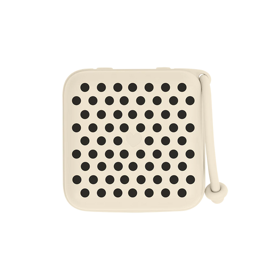 Pacifier Box - Polka - Ivory/Black