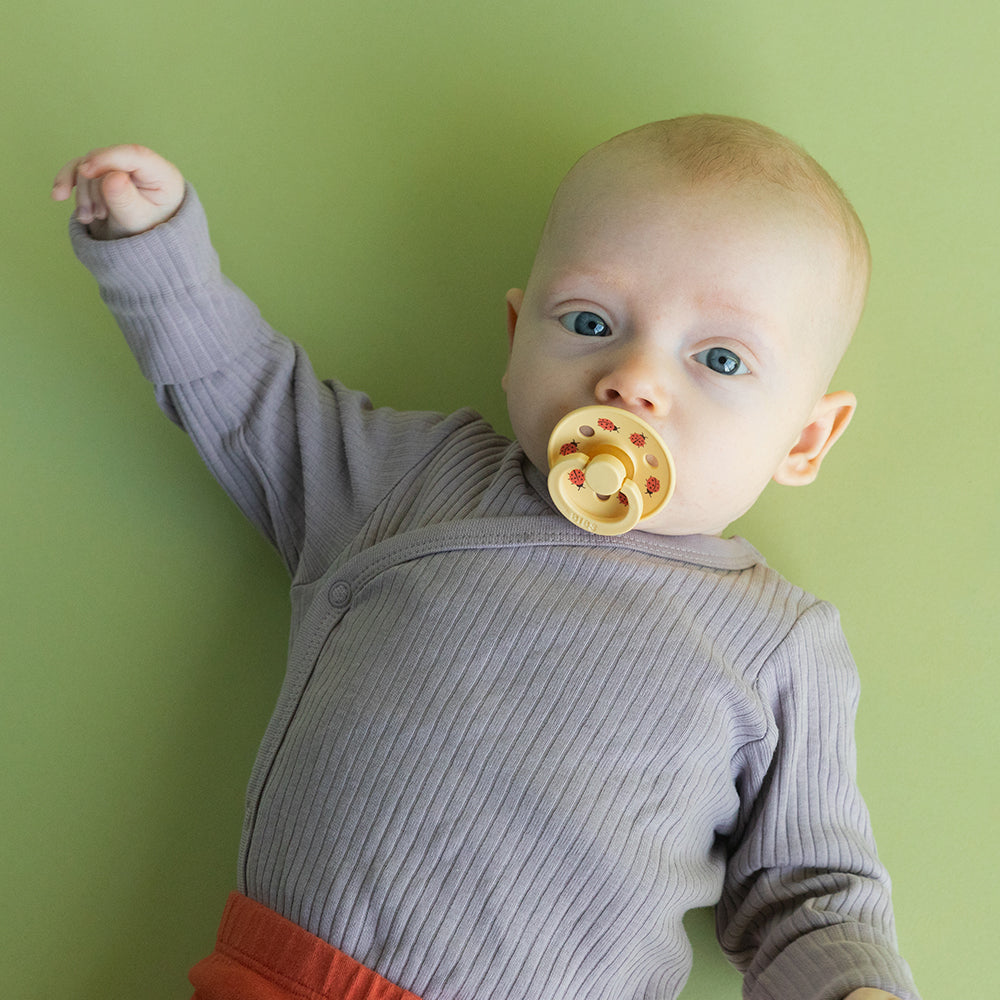 BIBS - Studio - Size 1 - Ladybug - Sage/Pale Butter