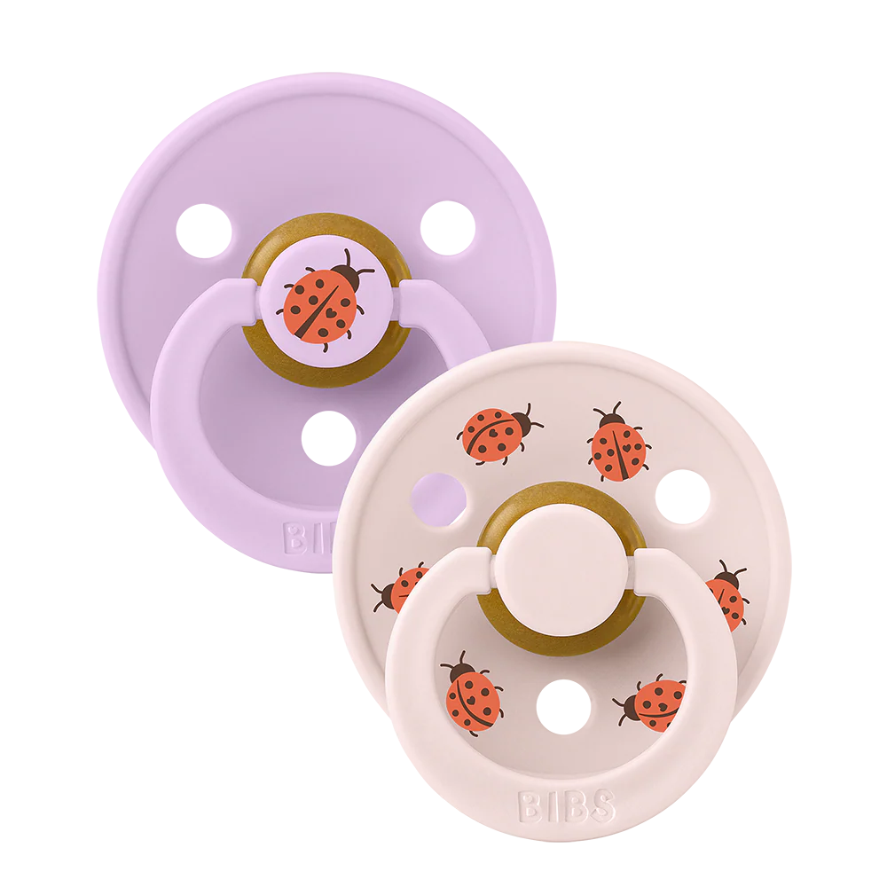 BIBS - Studio - Size 1 - Ladybug - Violet Sky/Petal