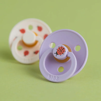 BIBS - Studio - Size 1 - Ladybug - Violet Sky/Petal