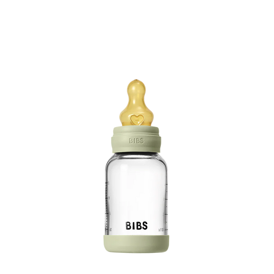 Baby Glass Bottle Boheme Set 120ml Latex - Sage