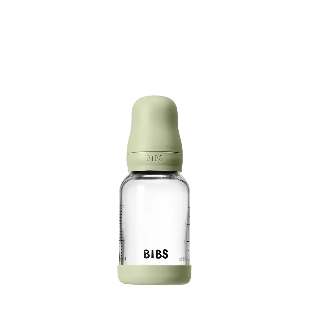 Baby Glass Bottle Boheme Set 120ml Latex - Sage