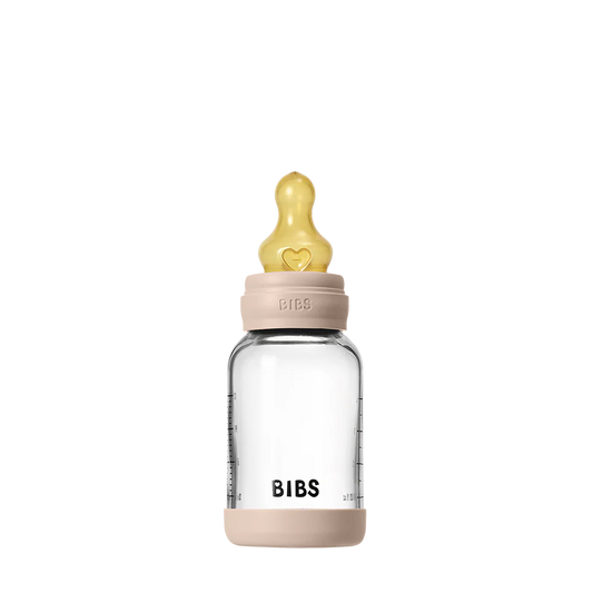 Baby Glass Bottle Boheme Set 120ml Latex - Blush