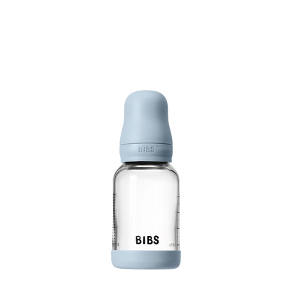 Baby Glass Bottle Boheme Set 120ml Latex - Blue