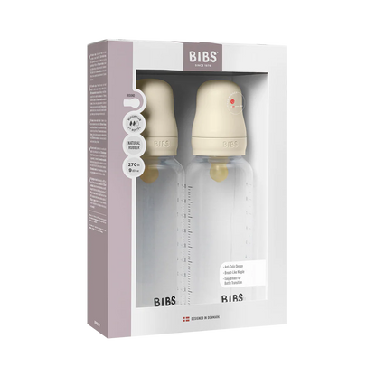 Baby Bottle - 270ml - Medium Flow - Ivory 2pc