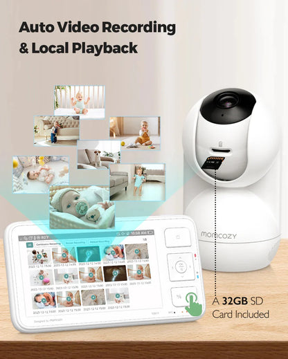 Video Baby Monitor, 5.5” 1080P Full HD Baby Monitor with Camera Success