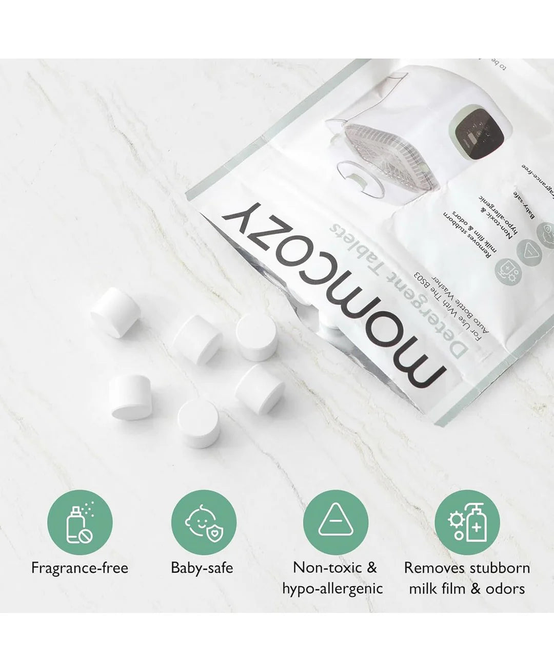 KleanPal Pro Baby Bottle Washer Detergent Tablets | 120 Tablet