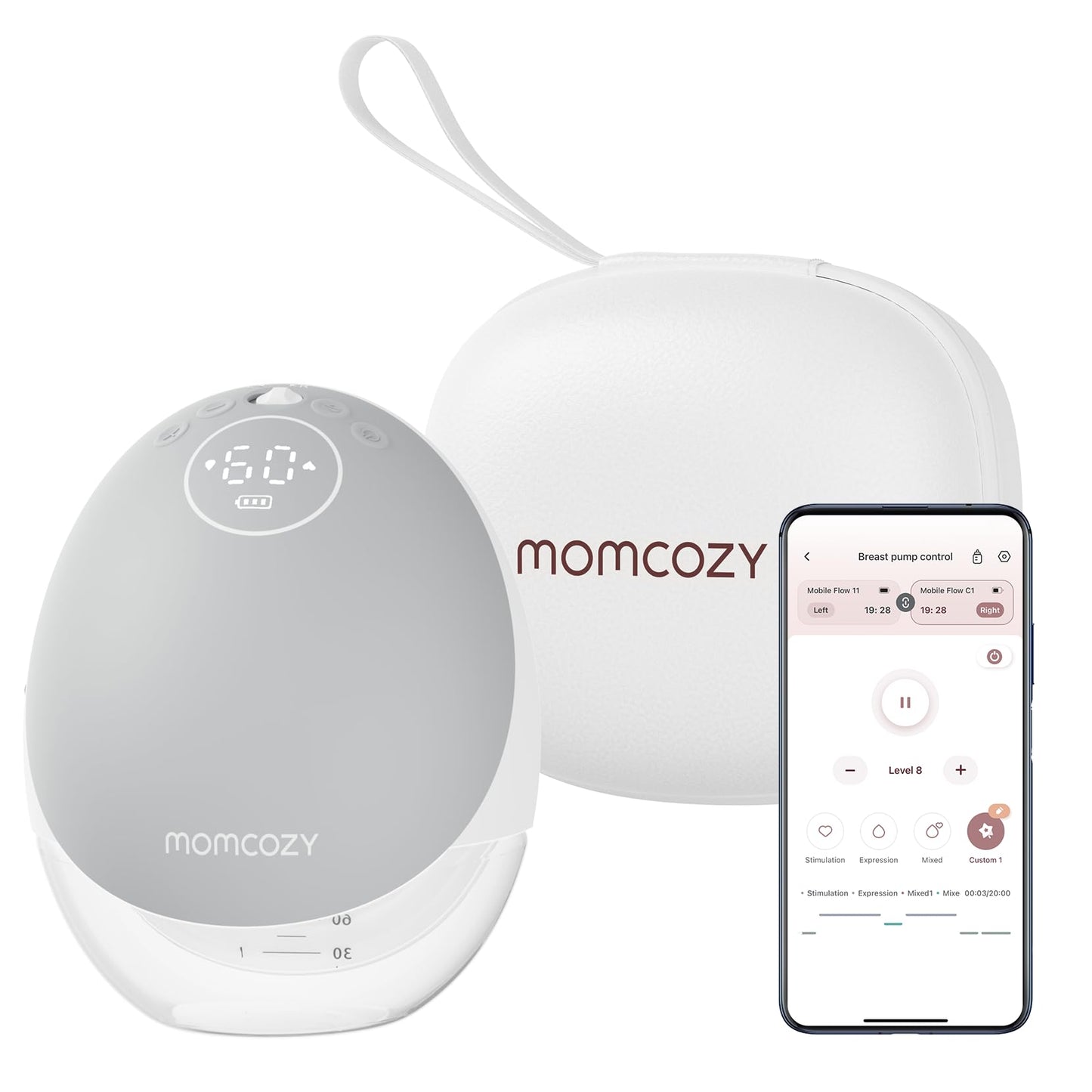 M9 Mobile Flow™ SMART Hands-Free Breast Pump - Single