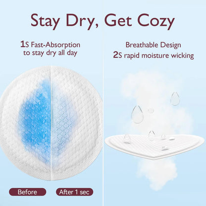 Ultra-Thin Disposable Nursing Pads - 60 pcs