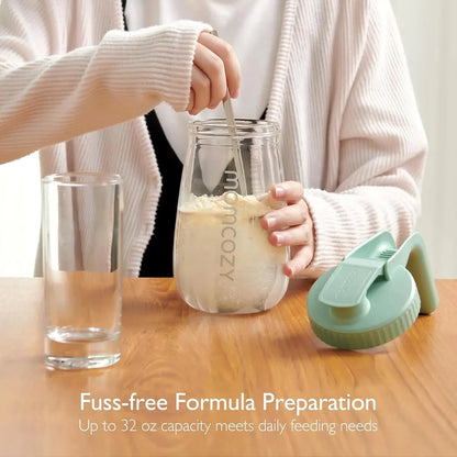 Breast Milk Storage Glass Container | 950ml - Pink