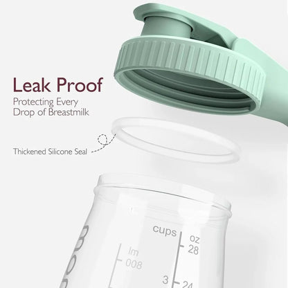 Breast Milk Storage Glass Container | 950ml - Pink