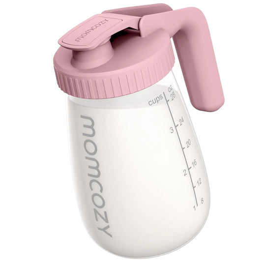 Breast Milk Storage Glass Container | 950ml - Pink