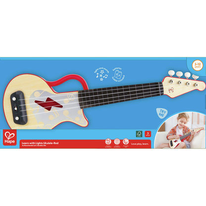 Learn with Lights Ukulele - Red