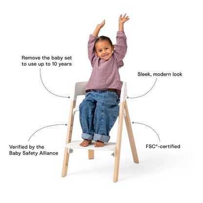 Stokke® Steps™ High Chair - Natural/White