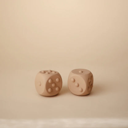 Dice Press Toy 2-Pack - Dried Thyme / Natural