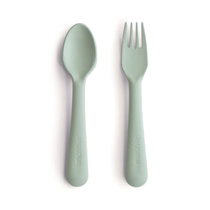 Fork & Spoon Set - Sage