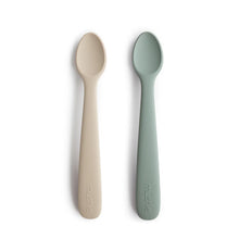 Load image into Gallery viewer, Baby Spoon - Cambridge Blue / Shifting Sand
