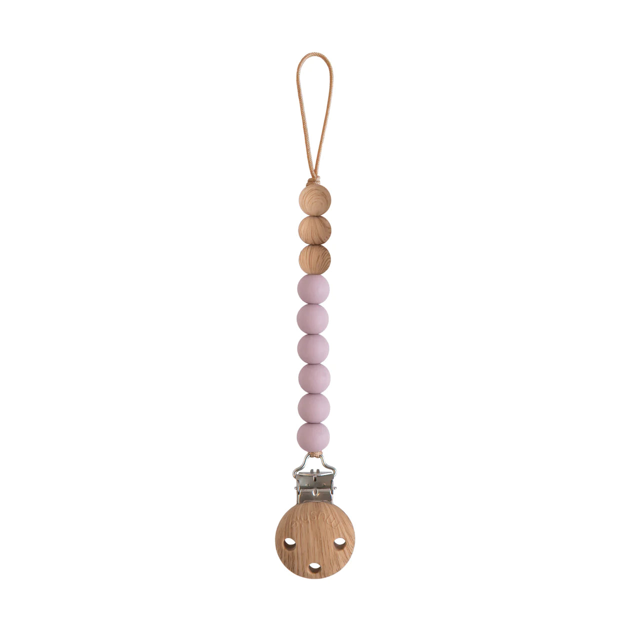 Pacifier Clip | Eva - Mauve