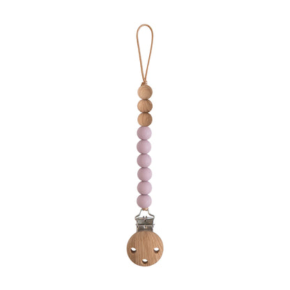 Pacifier Clip | Eva - Mauve