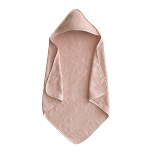 Organic Cotton Baby Hooded Towel - Blush